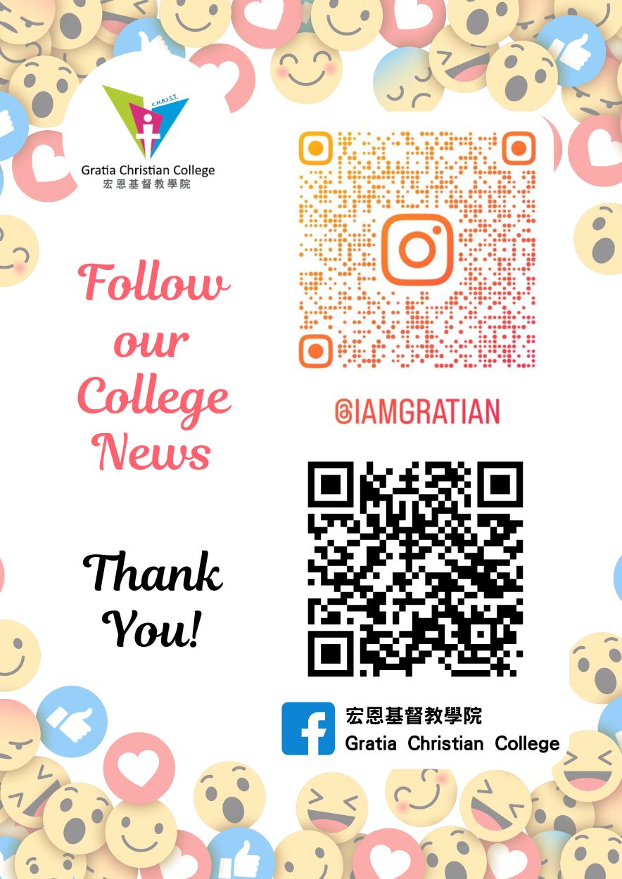 QR code of IG & FB of the College